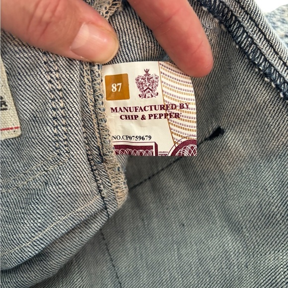 Vintage Chip & Pepper La-Cal Women’s Low Rise Skinny Jean Size 28 Zipper closure - Picture 6 of 8